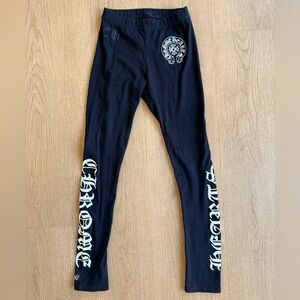Chrome Hearts Horseshoe Leggings Black (W) size XS